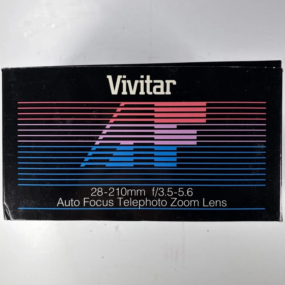 Vivitar 28-210mm f/3.5-5.6 Auto Focus Telephoto Zoom Lens for Nikon Boxed